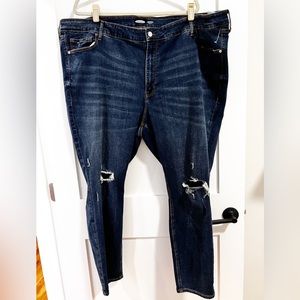 Old Navy Size 28w Dark Wash Rockstar Super Skinny Jeans Nwot